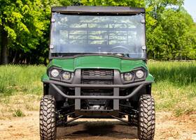 Ws-k-mulemx-70 Superatv Scratch Resistant Full Windshield For Kawasaki Mule Pro-mx 2019