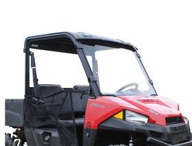 Ws-p-ran-400-002-75 Superatv Standard Clear Front Windshield For Polaris Ranger Midsize 400 / Ev/