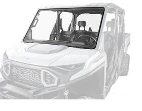 Ws-p-ranxd-70 Superatv Scratch Resistant Full Windshield For Polaris Ranger Xd 1500 2024