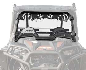 Ws-p-rzr1k-002-70h Superatv Monster Eyes Front Full Windshield For Polaris Rzr Xp 1000 / Turbo 2
