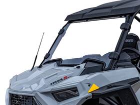 Ws-p-rzr900s-70 Superatv Scratch Resistant Full Windshield For Polaris Rzr Trail/ Trail S 2021