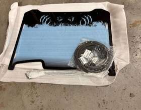 Ws-p-rzrxpts-70i Superatv Scratch Resistant Mud Monster Printed Windshield For Polaris Turbo S