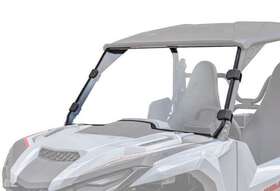Ws-y-rmax-70 Superatv Scratch Resistant Full Windshield For Yamaha Wolverine Rmax 2 / 4 2021