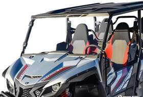 Ws-y-wv-x4-70 Superatv Full Front Windshield For Yamaha Wolverine X2 / X4 - See Fitment
