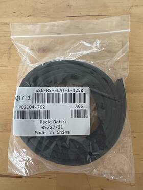 Wsc-rs-flat-1-1250 Superatv Universal Flat Trim Seal Weatherstripping