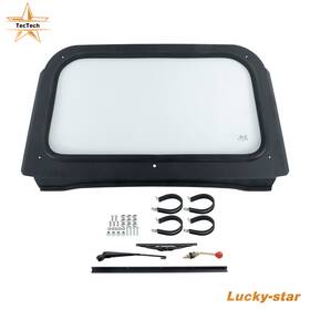 Luc5431486 Tectech New Full Glass Windshield With Wiper Black 08-14 For Polaris Rzr 800 Xp 900 570