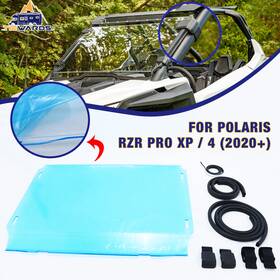 Tic1084 Tiewards Scratch Resistant Full Windshield For Polaris Rzr Pro Xp / 4 2020-2026