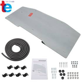 Tr61740 Turitrade For Can-am Defender 5/ 8/ 10 2016-2023 Heavy Duty Dark Tinted Rear Windshield
