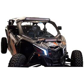 182-433-0016a1d1-8a016e Tusk Utv Full Glass Windshield For Can-am Maverick X3 Max Turbo 64 Inch 2018-20