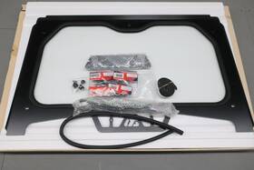 182-433-0018 Tusk Utv Full Glass Windshield With Vent And 12 Inch Wiper - Polaris