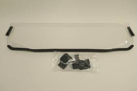 186-860-0019 Tusk Removable Half Windshield Clear Polaris - Scratch Resistant