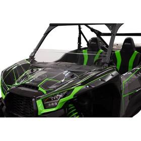 186-860-00217ece-f7ff99 Tusk Removable Half Windshield Clear - Scratch Resistant For Kawasaki Teryx Krx