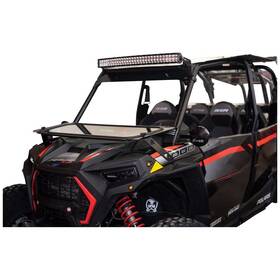 190-459-00202fce-1396d7 Tusk Utv Folding Glass Windshield With Wiper For Polaris Rzr Xp 1000