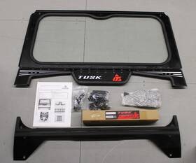 190-459-0030 Tusk Utv Folding Glass Windshield With Wiper -