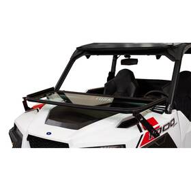 1904590022-f34f7a Tusk Utv Folding Glass Windshield With Wiper