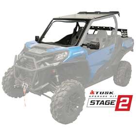 2051550029 Tusk Stg 2 Body Kit Windshield Roof Mirrors Cargo Fits Can-am Commander 700
