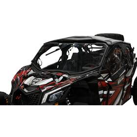 2062240006 Tusk Utv Full Glass Windshield With Wiper