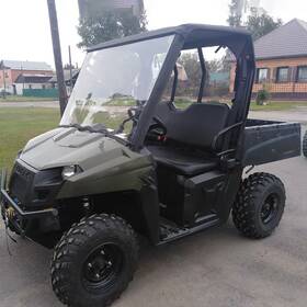 Mallb273ooooo28p-1 Twom Pmma Full Windshield Clear For 2012-2014 Polaris Ev Ranger 800 400 500 Midsize