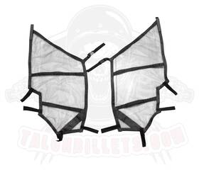 Luoi-3 Usa-biker.net Seats Black Mesh Window Door Safety Nets Set Polaris Rzr200 Rzr 200 All Year