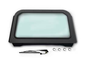 Zl-rz800-ws-gls-blk Utv Zilla Polaris Rzr Full Glass Windshield By Utvzilla