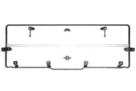 Western Power Sports 63-32001 Seizmik Rear Folding Polycarbonate Windshield Panel