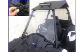 12482 Windshield Hard Coat Front Full Style Polycarbonate Clear 0.188inch Thick Polaris K