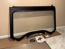 Mvg-611 Woc 2013-17 Canam Maverick Max 1000r Full Windshield In Metal Frame. Nos Made Usa