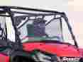 Ws-h-pio1k-70 Super Atv Honda Pioneer 1000 Scratch Resistant Full Windshield