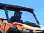 Ws-p-gen1k-70 Super Atv Polaris General Scratch Resistant Full Windshield