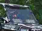 Ws-p-rzr1k-v-70 Super Atv Polaris Rzr 1000 Scratch Resistant Vented Full Windshield