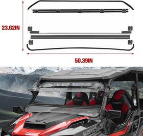 1.tjcp.08.0014 Xutvotor Flip Up Windshield For Polaris General 1000/xp 1000 2016-2026 Accessories