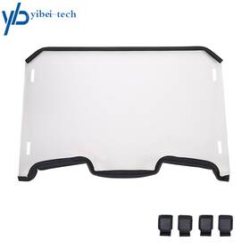 Yi133315t Yibei-tech Full Front Windshield For Polaris Rzr Xp 1000/4 1000 2019-21 Scratch Resistant