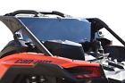 Zil-x3-rrws-dtint Utvzilla Can Am Maverick Rear Windshield Window Panel Dark Tinted