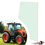 Right Side For Kubota M5-111 M5040 M6040 M7040 M8540 M9540 M9960 Cab Door Glass. Fixed Price $350.00.