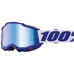 100 Percent Accuri 2 Goggles, Blue White, Mirror Lens. Fixed Price $59.95.