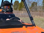 Polaris Half Windshield By Superatv HWS-P-RZR1K-001-72. Fixed Price $161.21.