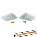Crown RT28017 Clear Side Marker Light Kit For 1997-2006 Jeep Wrangler Tj. Fixed Price $41.59.