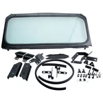Ryfab Folding Glass Windshield Black For Polaris General 1000. Fixed Price $776.13.