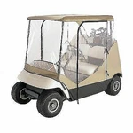 Classic Accessories 72052 Tan Person 4 Sided Golf Cart Enclosure Cover. Fixed Price $55.00.