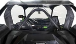 Seizmik 04029 Rear Dust Panel W/ Window Fits Kawasaki Krx. Fixed Price $223.24.