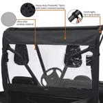 Quadgear Utv Rear Window Black - 78657. Fixed Price $66.32.