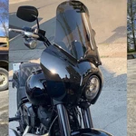 Front Headlight Fairing 15'' Windshield For 2006-2017 Harley Dyna Low Rider. Fixed Price $129.43.