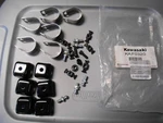 Nos Kawasaki Clamp Mount Kit Bag Mule 4000 KAF30-032 KAF0320. Fixed Price $84.99.