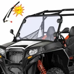 Kemimoto Front Windshield W/wiper For Polaris Rzr 570 800S Xp 900 2008-2019. Fixed Price $109.99.