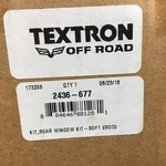 Arctic Cat Textron Rov Soft Rear Panel Kit 2436-677. Fixed Price $199.99.