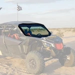 Hecasa Glass .windshield Black Full Size For- Can Am Maverick X3 Uv Protect. Fixed Price $178.99.