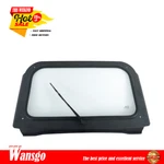 For Polaris Rzr 570, 800, Xp 900 Full Glass Windshield W/ Wiper Black 2008-2014. Fixed Price $135.34.