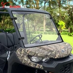 For Can Am Defender Hd 5/8/10 2016-2025 Scratch-resistant Front Windshield Pc. Fixed Price $146.11.