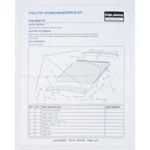 Polaris Windshield Kit Part Number - 2882174. Fixed Price $141.99.