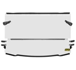 Polaris Ranger XP900 2013-16 Quadboss Folding Windshield. Fixed Price $299.99.